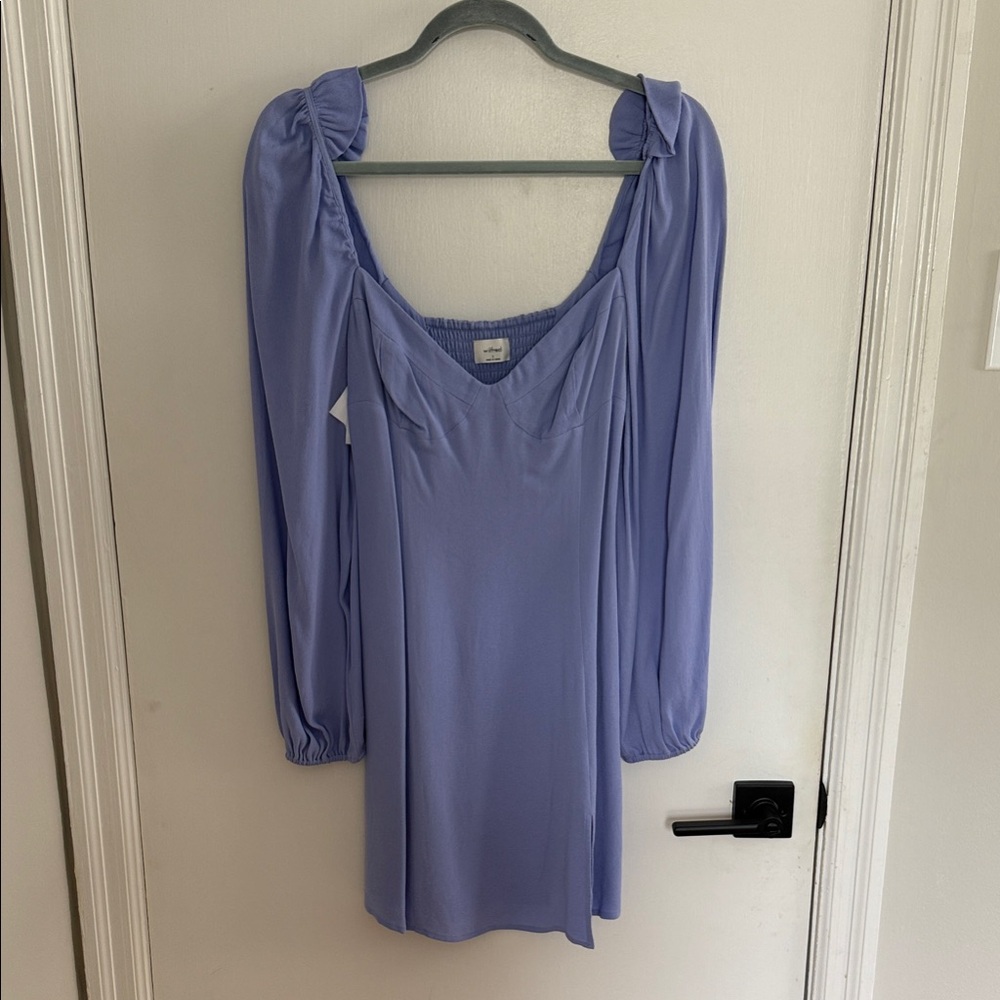 Wilfred Soft Blue Long Sleeve Dress